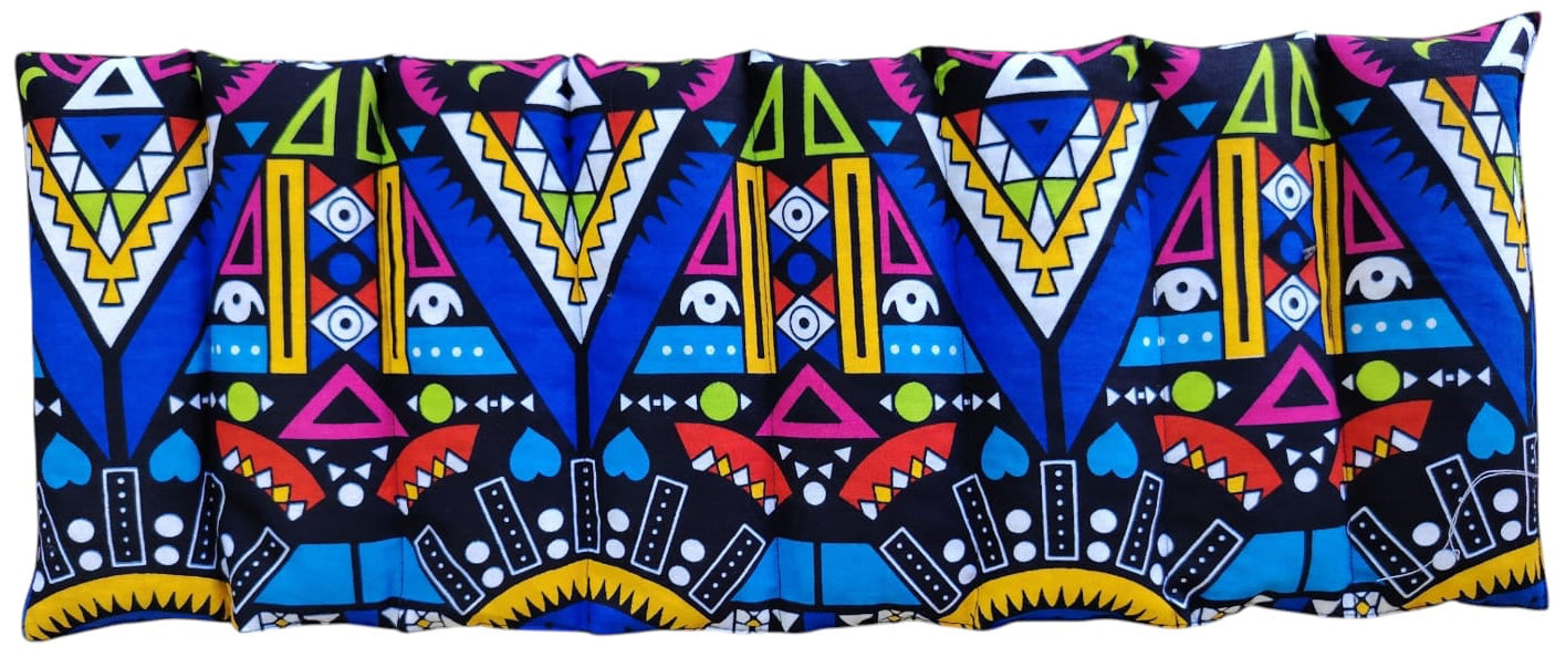 AFRICAN WARMTH Körnerkissen Rücken – Wärme trifft Tradition