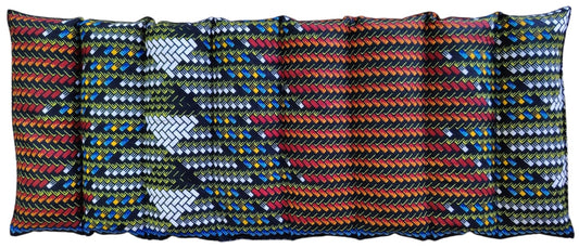 AFRICAN WARMTH Körnerkissen Rücken – Wärme trifft Tradition